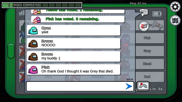 Among Us game detail